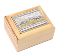 Olive Wood Box_ Last Supper Silver Oxide Plaque
