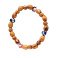Olive Wood Bracelet_ 4 colours Hearts