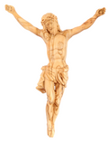 Olive Wood Crucified Jesus Figure