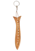 Olive Wood Kehychain_ Ichthys