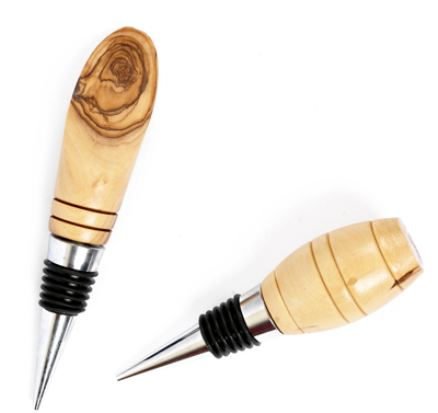 Olive Wood_ Bottle Stopper