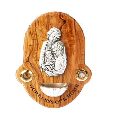 Olive Wood_Holy Family Wall Plaque