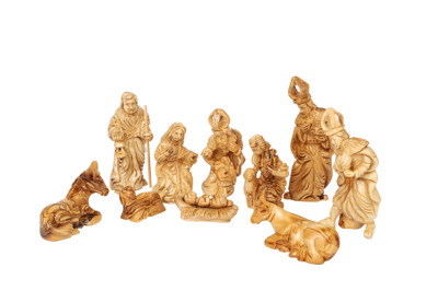 Olive Wood Nativity Set_ Masterpiece Nativity Figurines