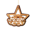 Olive Wood Ornament_ Double Layered Christmas Design