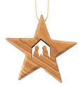 Olive Wood Ornament_ Holy Family in Star