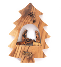 Olive Wood Ornament_ Nativity Scene in Christmas Tree