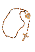 Olive Wood Rosary_ Wall Rosary with Holy Family