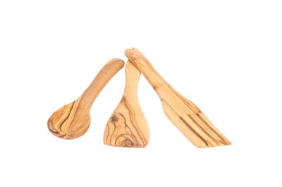 Olive Wood Kitchen Utensils Set B