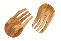 Olive Wood Salad Hands